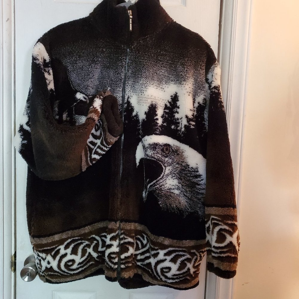 Fleece zip-up jacket   Never been worn.  XL